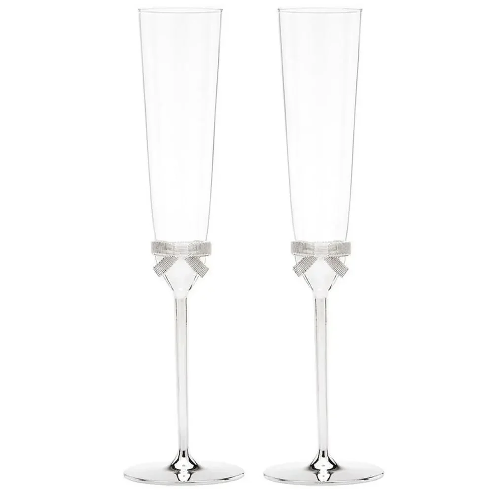 Kate Spade new york Set of‎ 2 Grace Avenue Toasting Flutes - NEW IN BOX